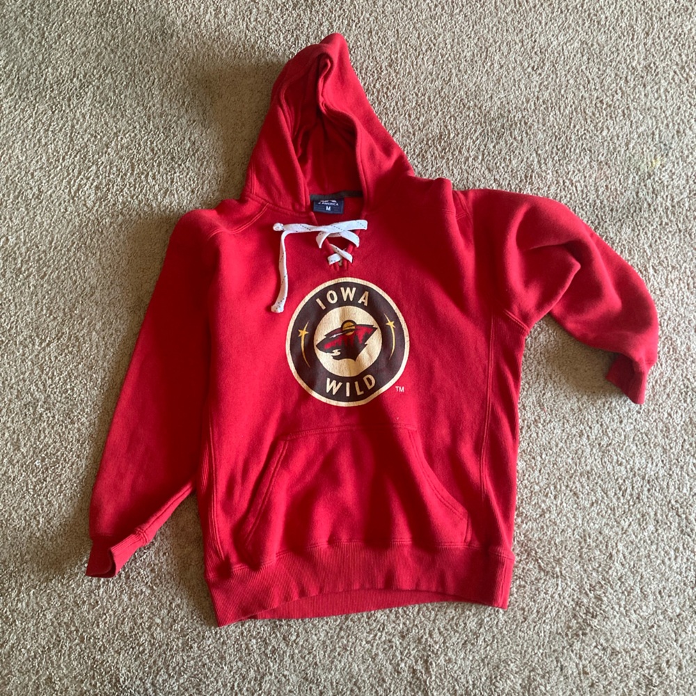 Red Iowa mild hoodie